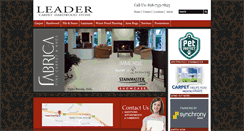 Desktop Screenshot of leaderflooring.com